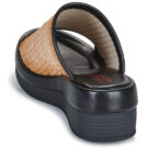 Airstep / A.S.98 SALIS MULES Schwarz Keilabsatz-Sandalen Damen - 5