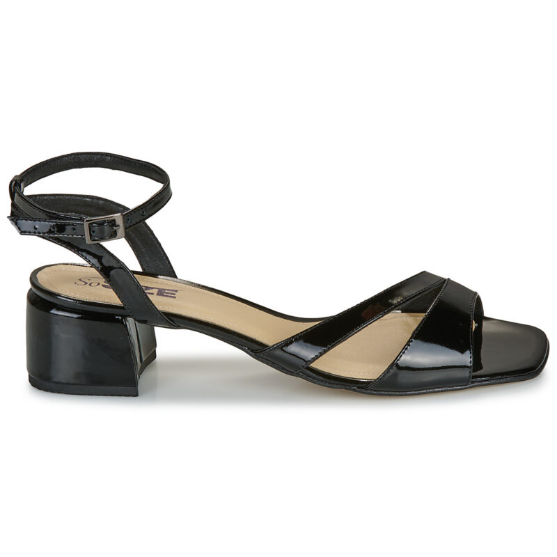 So Size MAELYS Nero - Sandali con tacco Donna - 2