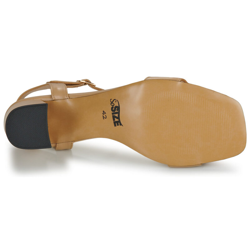 So Size MELINA Marrone Sandali con tacco Donna - 7