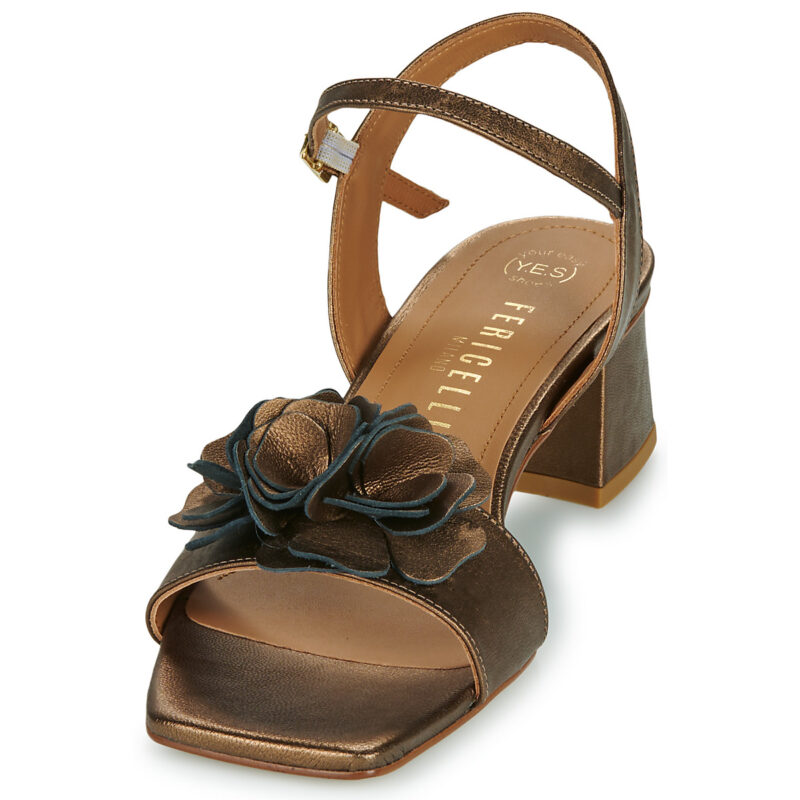 Fericelli FLORA Marrone Sandali con tacco Donna - 3
