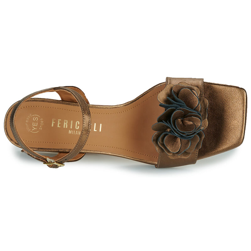 Fericelli FLORA Marrone Sandali con tacco Donna - 6