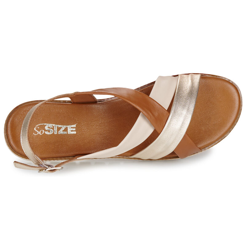 So Size MARYSSA Oro Sandali bassi Donna - 6