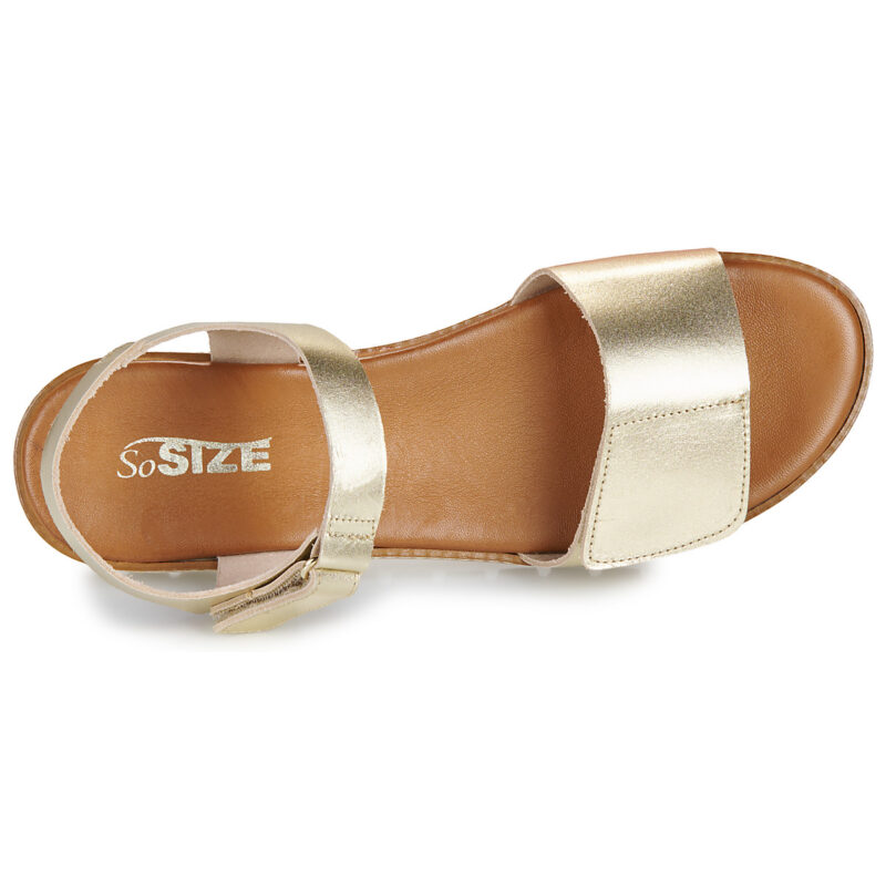 So Size MARA Oro Sandali con tacco Donna - 6