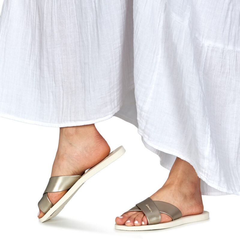 Havaianas AQUA METALLIC Oro Ciabatta Donna - 8