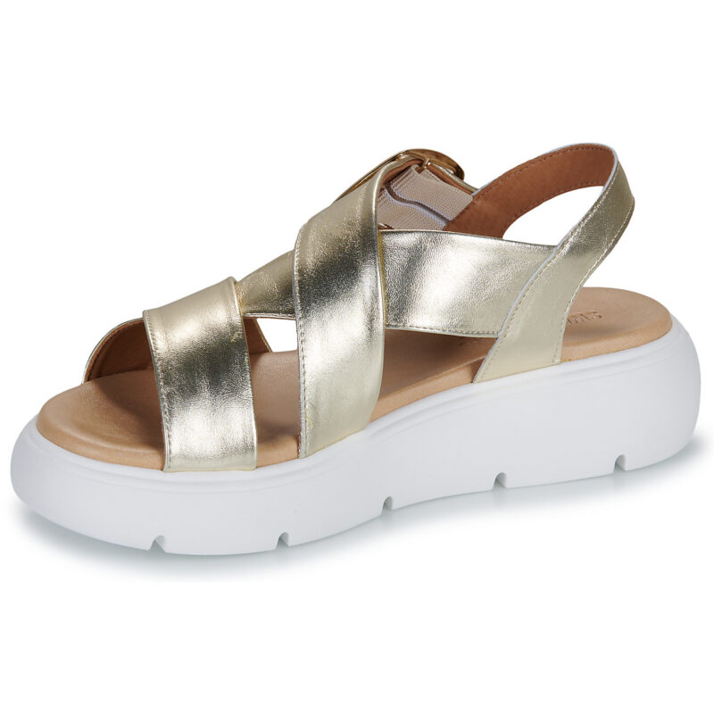 Sweet Lemon NOBU Oro Sandali con zeppa Donna - 4