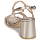 ALMA EN PENA V250990 Oro Sandali con tacco Donna - 5