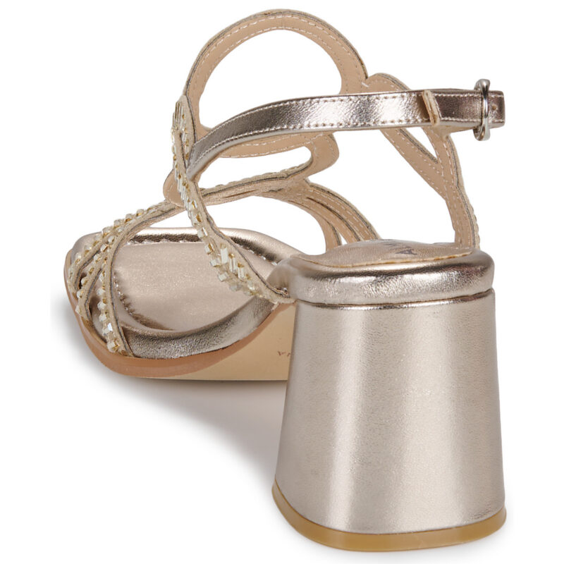 ALMA EN PENA V250990 Oro Sandali con tacco Donna - 5