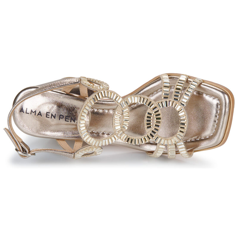 ALMA EN PENA V250990 Oro Sandali con tacco Donna - 6