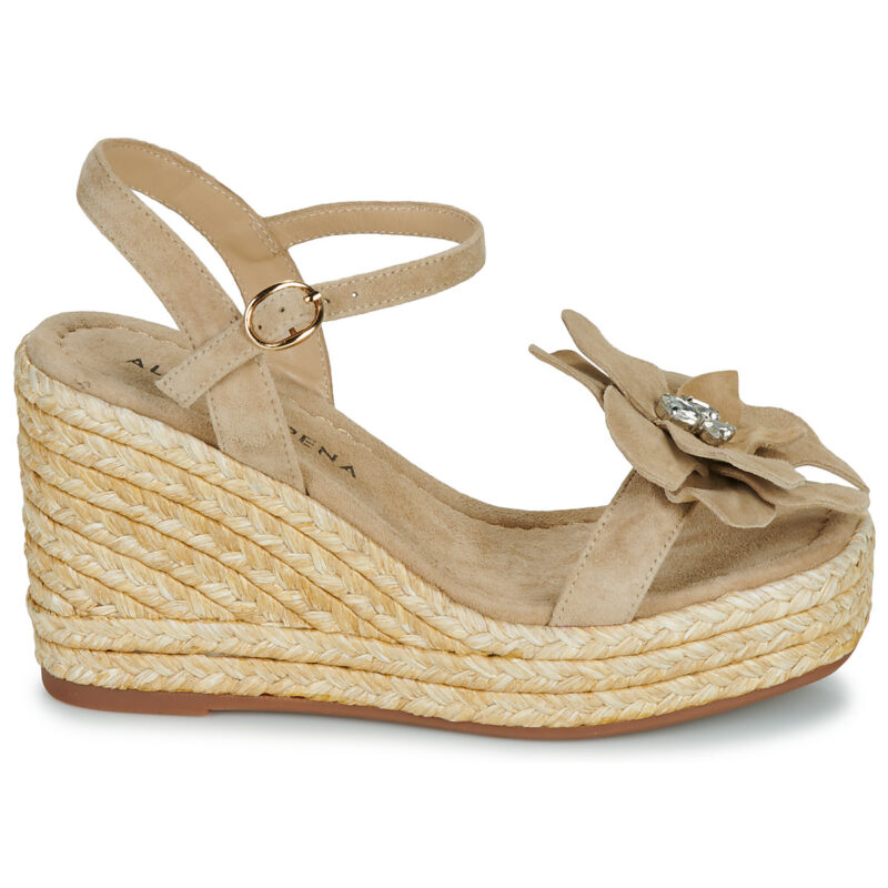 ALMA EN PENA V251285 Beige Sandali con zeppa Donna - 2