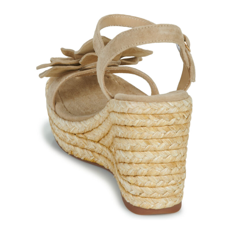 ALMA EN PENA V251285 Beige Sandali con zeppa Donna - 5