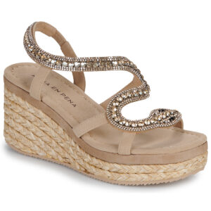 ALMA EN PENA  V251359  Beige Sandali con zeppa Donna