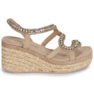 ALMA EN PENA V251359 Beige Sandali con zeppa Donna - 2