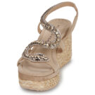 ALMA EN PENA V251359 Beige Sandali con zeppa Donna - 3