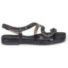 Sandales basses noires pour femmes ALMA EN PENA V251966 - Pointure 2