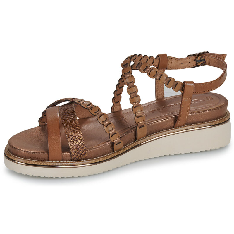 Tamaris 28207-305 Marrone Sandali con zeppa Donna - 4