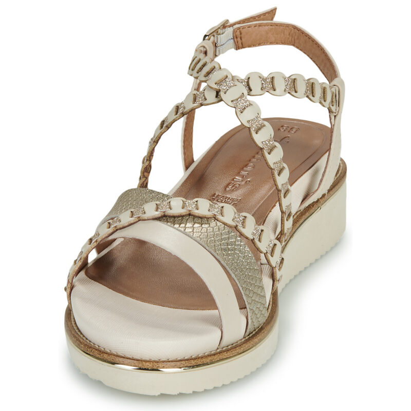 Tamaris 28207-418 Beige Sandali con zeppa Donna - 3