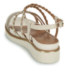 Tamaris 28207-418 Beige Sandali con zeppa Donna - 5