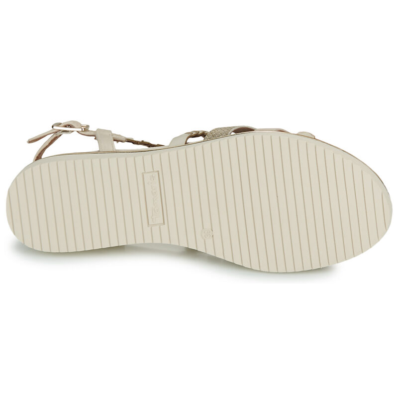 Tamaris 28207-418 Beige Sandali con zeppa Donna - 7