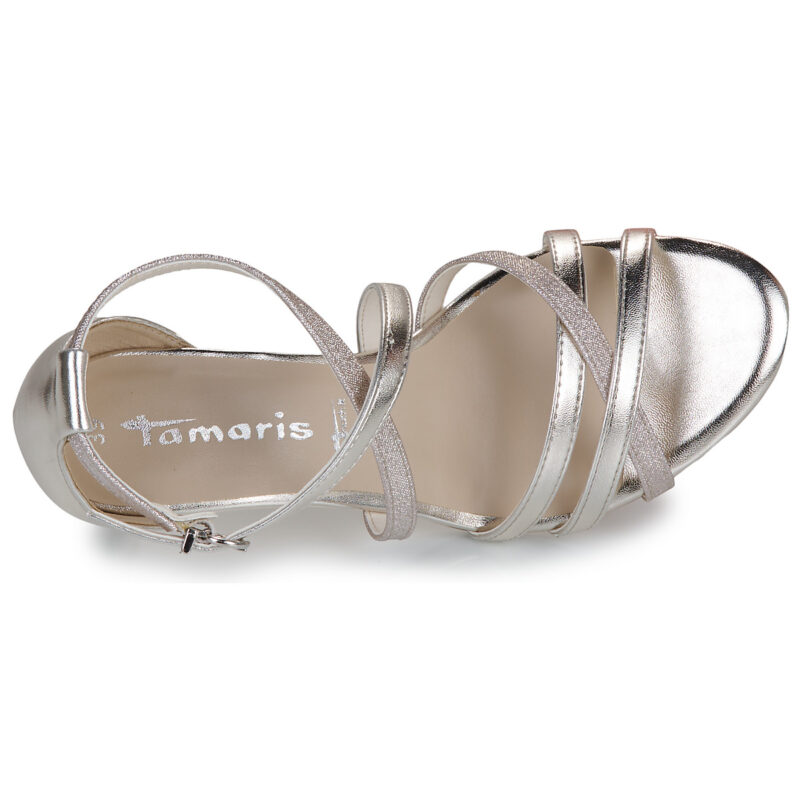Tamaris 28382-957 Argento - Sandali con tacco Donna - 6