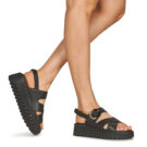 Tamaris 28704-003 Nero Sandali con zeppa Donna - 8