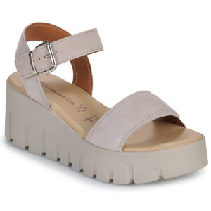 Tamaris  28712-378  Beige Sandali con zeppa Donna