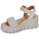 Tamaris 28712-378 Beige Sandali con zeppa Donna - 4