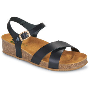 Dream in Green  TSILIA  Nero -  Sandali con zeppa  Donna