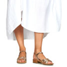 Les Tropeziennes par M.Belarbi HIRKA Oro Sandali con tacco Donna - 8