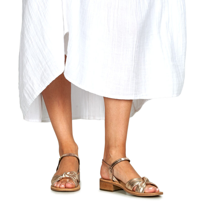 Les Tropeziennes par M.Belarbi HIRKA Oro Sandali con tacco Donna - 8