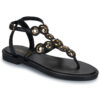 Les Tropeziennes par M.Belarbi OBALY Black Low Sandals Women's