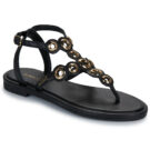 Les Tropeziennes par M.Belarbi OBALY Black Flat Sandals Women - 1