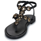 Les Tropeziennes par M.Belarbi OBALY Black Flat Sandals Women - 3