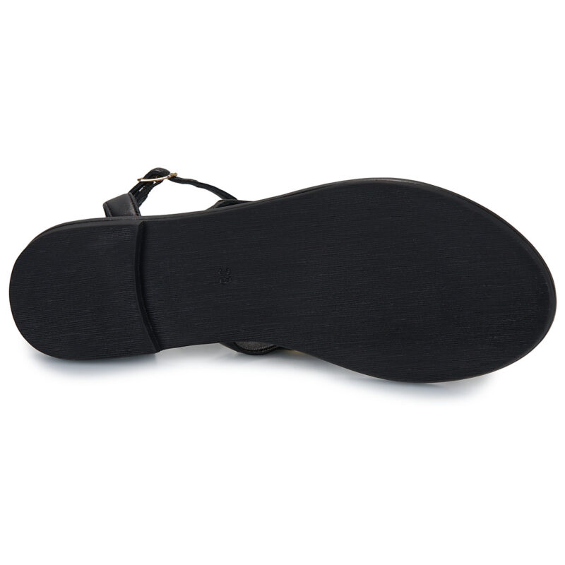Les Tropeziennes par M.Belarbi OBALY Black Flat Sandals Women - 7