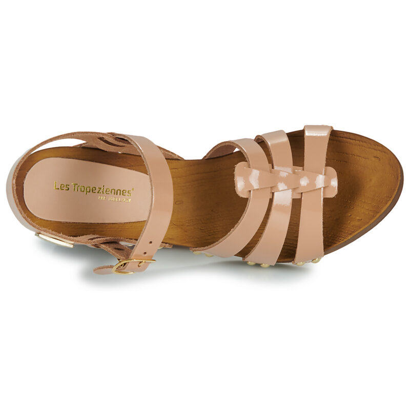 Les Tropeziennes par M.Belarbi POLLY Beige Sandali con tacco Donna - 6
