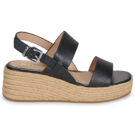 Stonefly IVORY 3 NAPPA LTH Nero Sandali con zeppa Donna - 2
