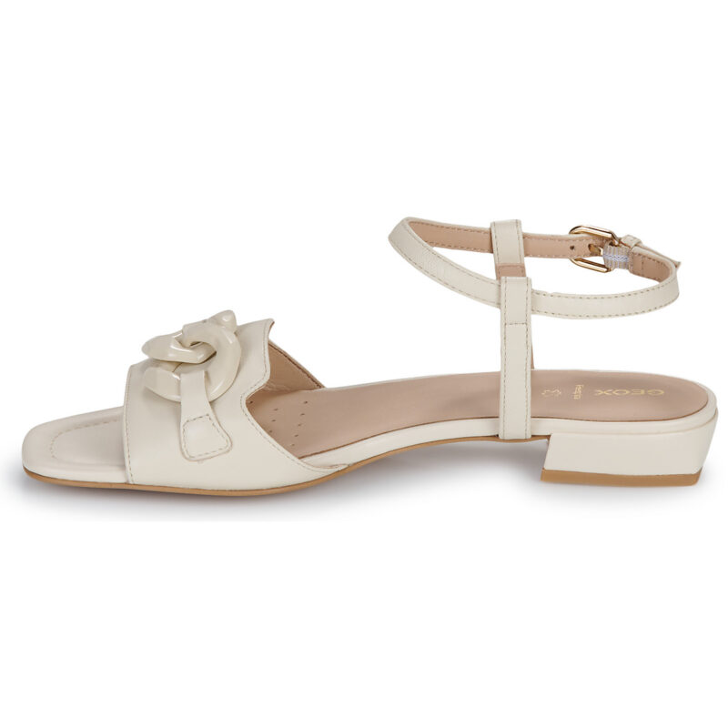 Geox D5580D000TUC1122 Beige Sandali bassi Donna - 4