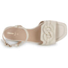 Geox D5580D000TUC1122 Beige Sandali bassi Donna - 6