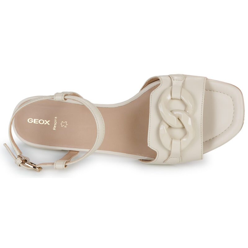 Geox D5580D000TUC1122 Beige Sandali bassi Donna - 6