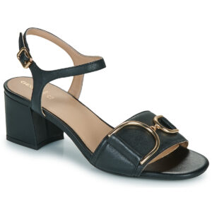Geox  D35RNB000TUC9997  Nero Sandali con tacco Donna