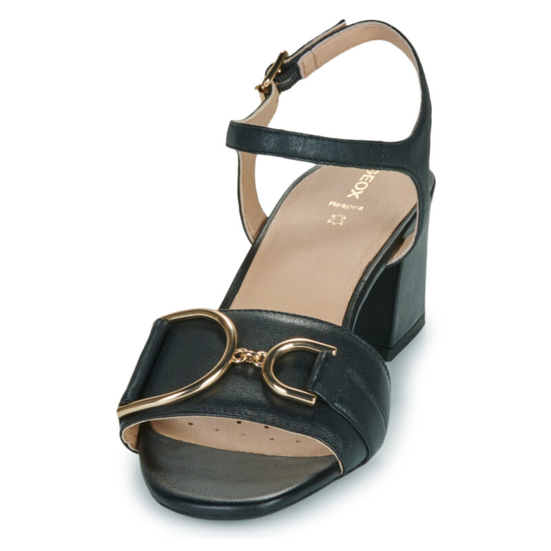 Geox D35RNB000TUC9997 Nero Sandali con tacco Donna - 3