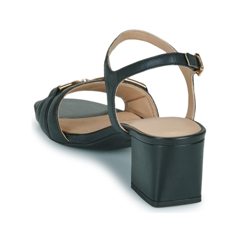 Geox D35RNB000TUC9997 Nero Sandali con tacco Donna - 5