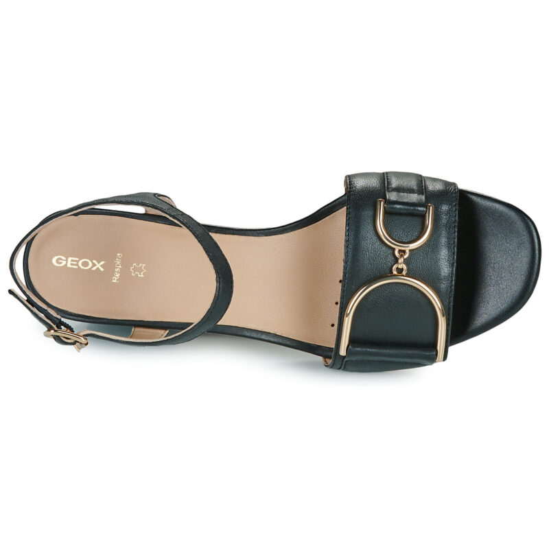 Geox D35RNB000TUC9997 Nero Sandali con tacco Donna - 6