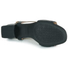 Geox D35RNB000TUC9997 Nero Sandali con tacco Donna - 7