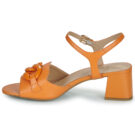 Geox D55YQC000TUC2008 Arancio Sandali con tacco Donna - 4