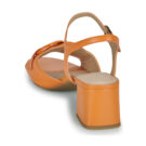 Geox D55YQC000TUC2008 Arancio Sandali con tacco Donna - 5