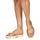 Sorel REIN CB SLIDE SANDAL Beige Sandali con zeppa Donna - 8