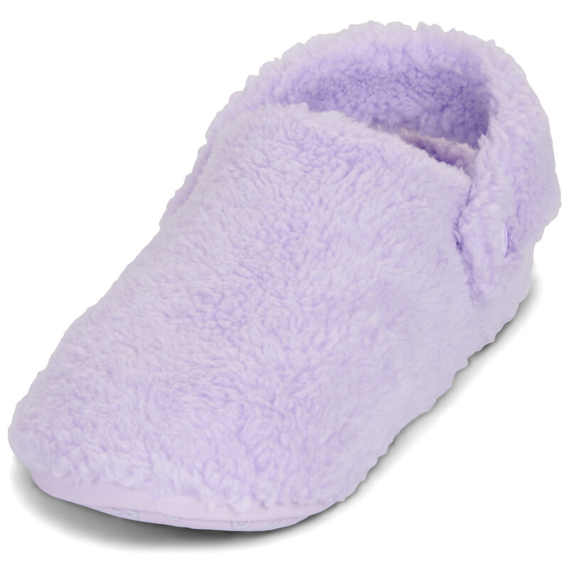 Pantuflas Crocs Classic Cozzzy para mujer, color morado - 3