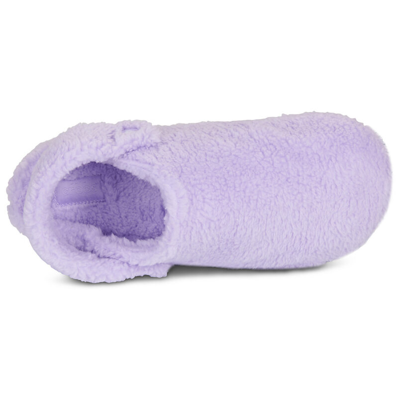 Pantuflas Crocs Classic Cozzzy para mujer, color morado - 6