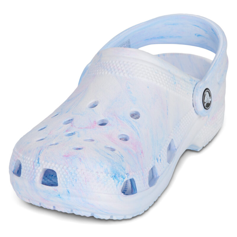 Sabots Crocs Cls Watercolor Marbled bleus pour femmes - Pointure 3