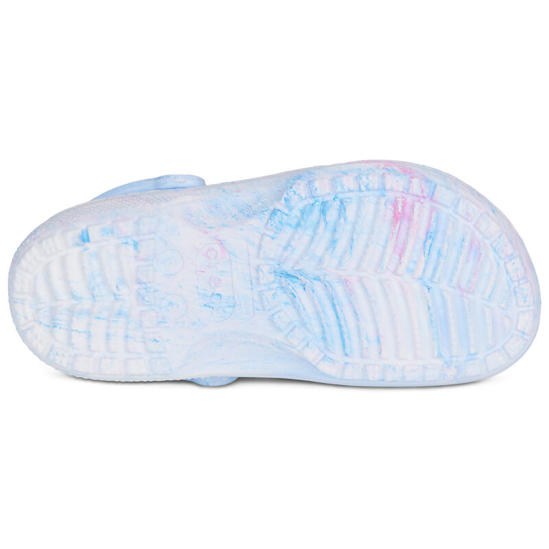 Sabots Crocs Cls Watercolor Marbled bleus pour femmes - Pointure 7